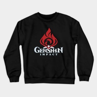 Pyro big emblem genshin impact Crewneck Sweatshirt